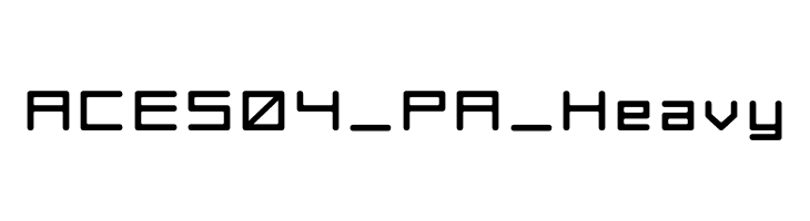 ACES04_PA_Heavy  Fuentes Gratis Descargar