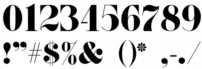 ACHANTI Font OTHER CHARS