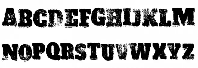 ACID LABEL II Fonte MAIÚSCULAS