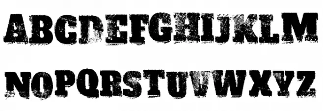 ACID LABEL II Font LOWERCASE