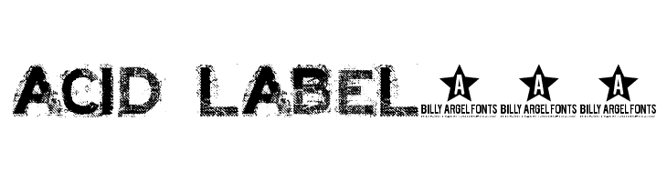 ACID LABEL___ Font