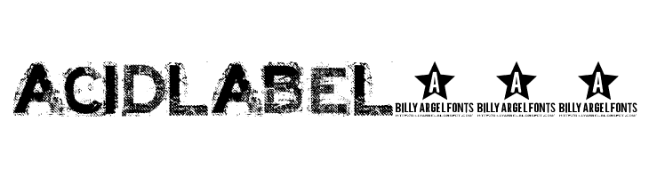 ACID LABEL___ Font