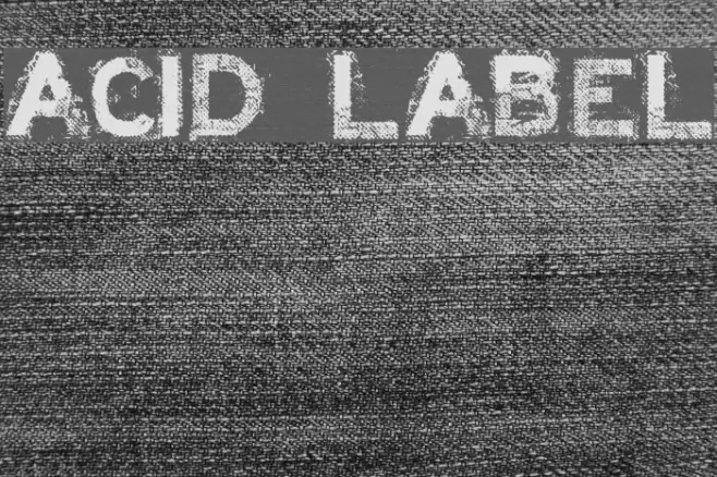 ACID LABEL___ Шрифта examples