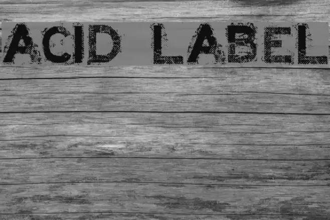ACID LABEL___ Polices examples