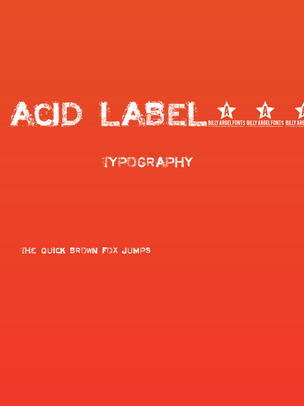 ACID LABEL___ Poster