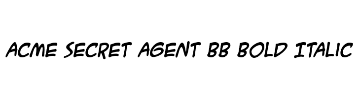 ACME Secret Agent BB Bold Italic  Fuentes Gratis Descargar