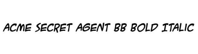 ACME Secret Agent BB Bold Italic  नि: शुल्क फ़ॉन्ट्स डाउनलोड