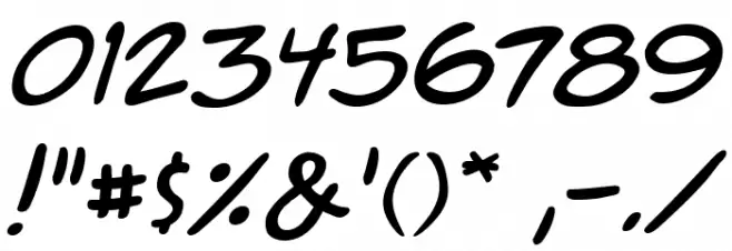 ACME Secret Agent BB Italic Font OTHER CHARS