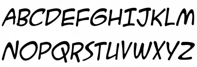 ACME Secret Agent BB Italic Fuentes MAYÚSCULAS