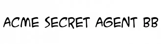 ACME Secret Agent BB  baixar fontes gratis