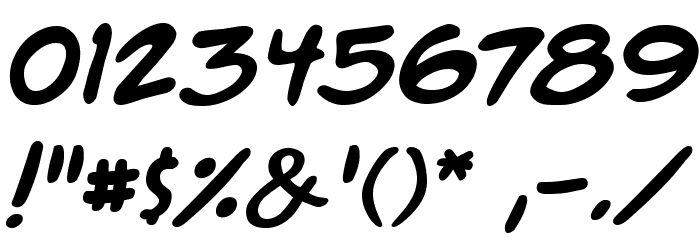 ACMESecretAgentBB-BoldItalic Font OTHER CHARS