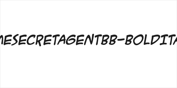 ACMESecretAgentBB-BoldItalic Logo