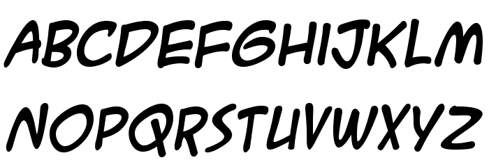 ACMESecretAgentBB-BoldItalic Font LOWERCASE