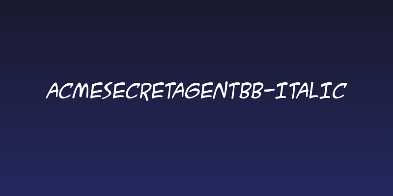 ACMESecretAgentBB-Italic Social Header