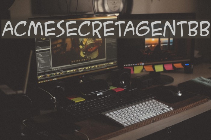 ACMESecretAgentBB Font examples