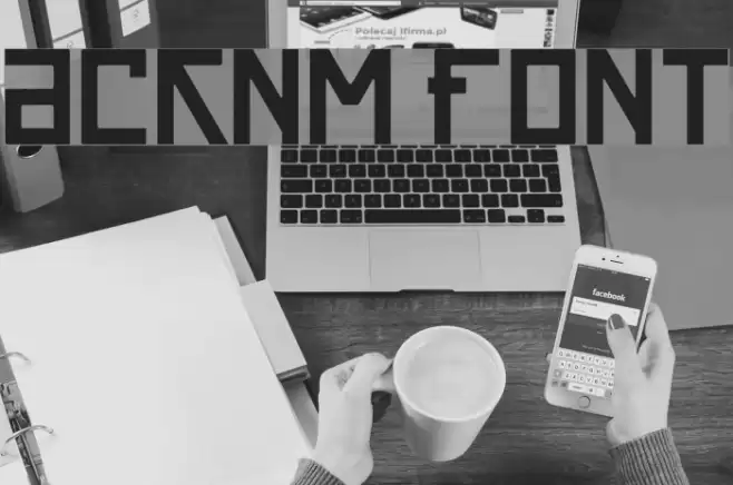 ACRNM Font examples