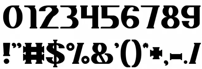 ACROSS THE NIGHT Font OTHER CHARS