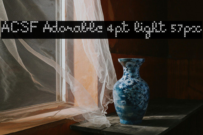 ACSF Adorable 4pt light 57px Example 3