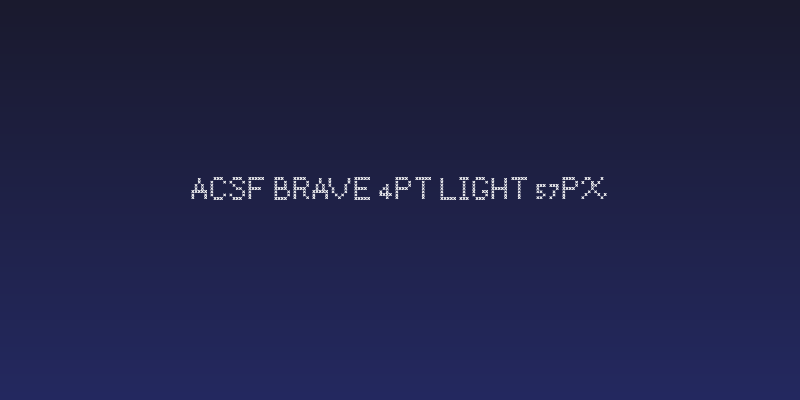 ACSF Brave 4pt light 57px Social Header