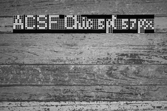 ACSF Chic 5pt 57px Font examples