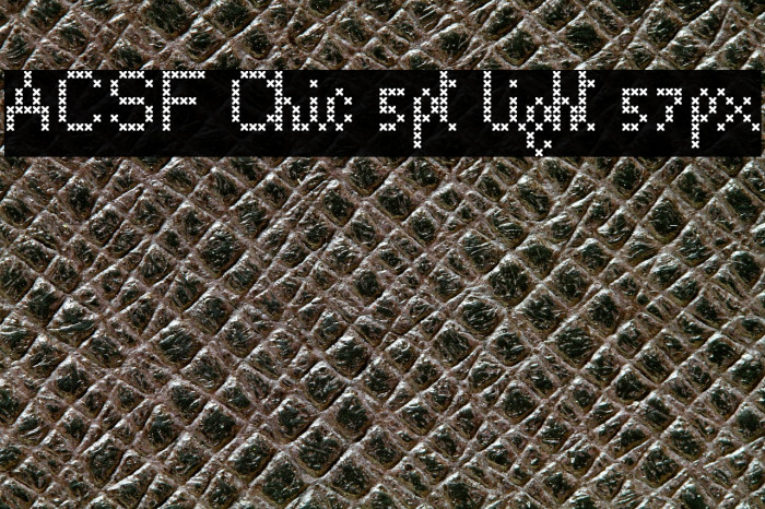 ACSF Chic 5pt light 57px Example 3