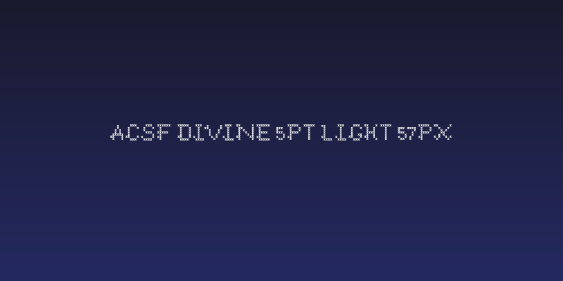 ACSF Divine 5pt light 57px Social Header