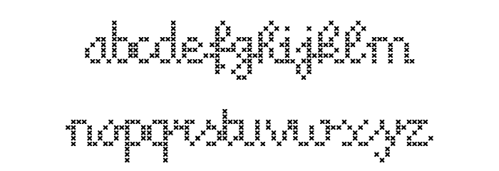 ACSF Divine 5pt light 57px Font LOWERCASE