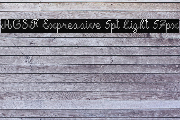 ACSF Expressive 5pt light 57px Example 1