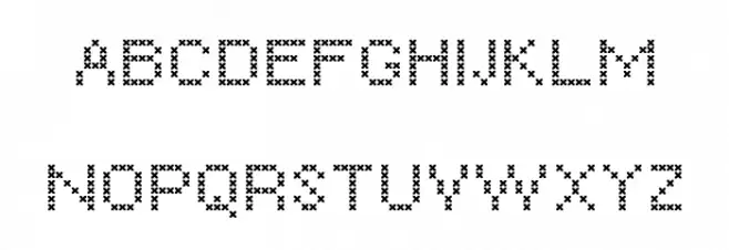 ACSF Festive 5pt light 57px 字体 大写