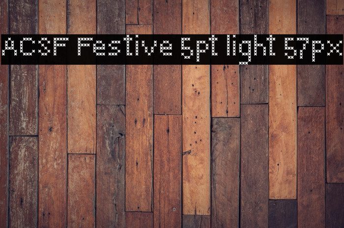 ACSF Festive 5pt light 57px Example 1