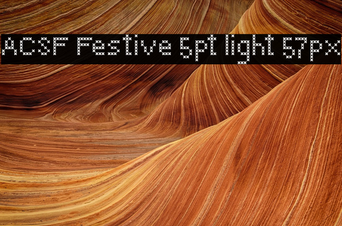 ACSF Festive 5pt light 57px Example 2