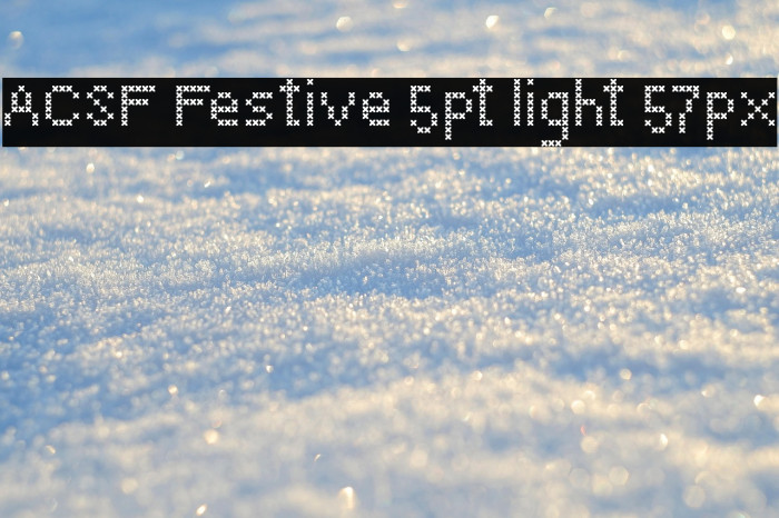 ACSF Festive 5pt light 57px Example 3