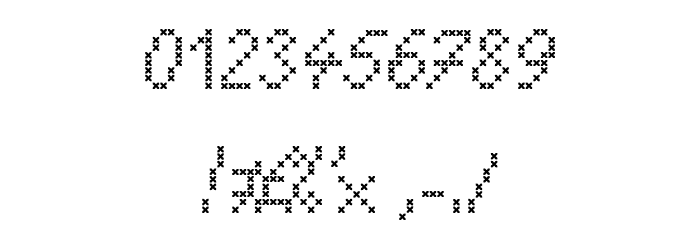 ACSF Gallant 5pt light 57px Font OTHER CHARS