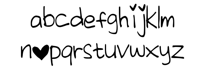 ACTlove Font LOWERCASE