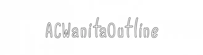 ACWanitaOutline  नि: शुल्क फ़ॉन्ट्स डाउनलोड