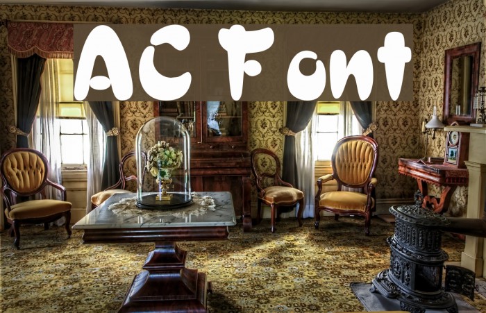 AC Font examples