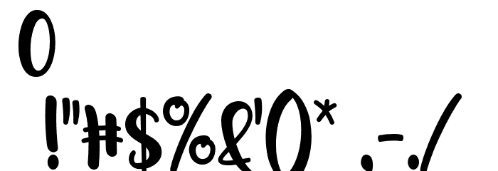 ACalling Font OTHER CHARS