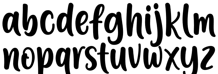 ACalling Font LOWERCASE