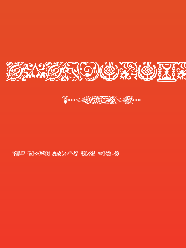 ACaslonOrnamentsModified Poster