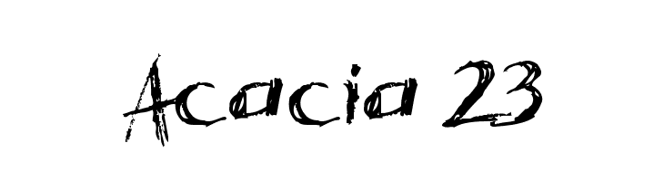 Acacia 23  フリーフォントのダウンロード