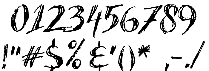 Acacia 23 Font OTHER CHARS