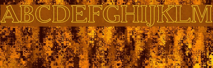 AcadHoCTT Font examples
