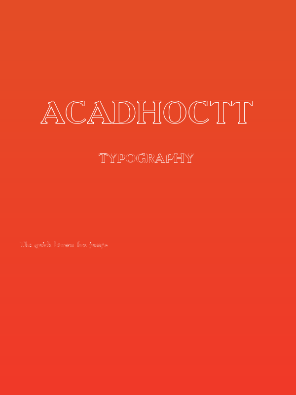 AcadHoCTT Poster