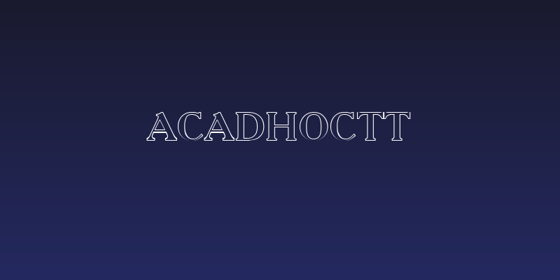 AcadHoCTT Social Header
