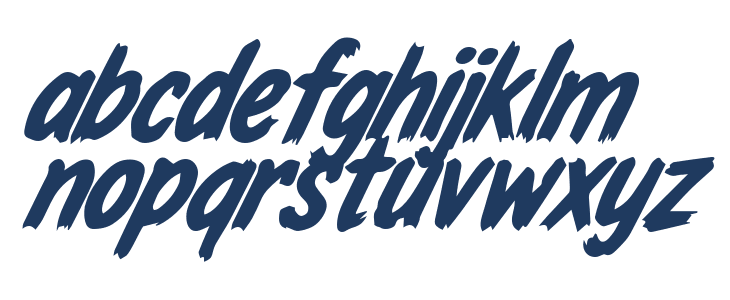 Academic Brush Italic Demo Italic Lowercase