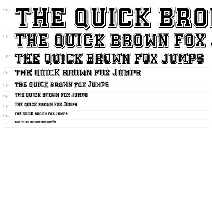 Academy Filled 3D Regular Waterfall