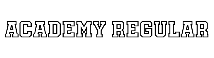 Academy Regular  フリーフォントのダウンロード