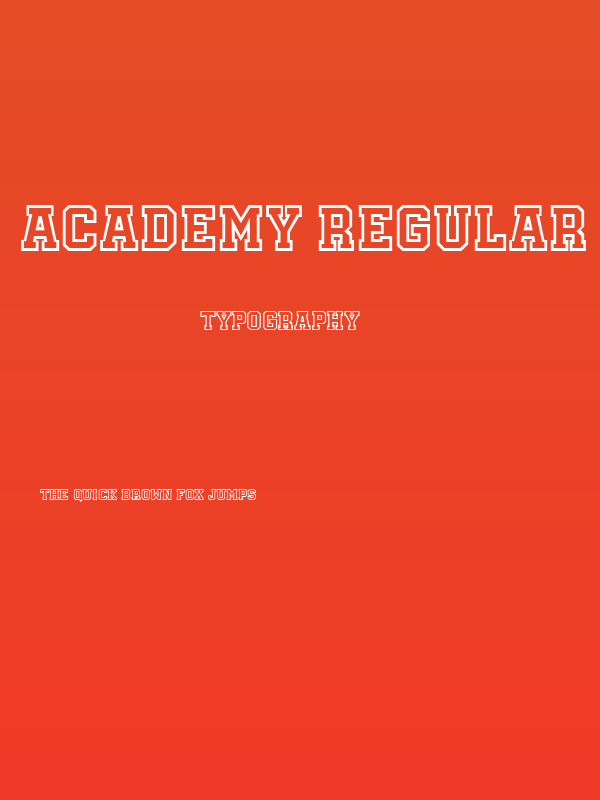 Academy Regular Poster