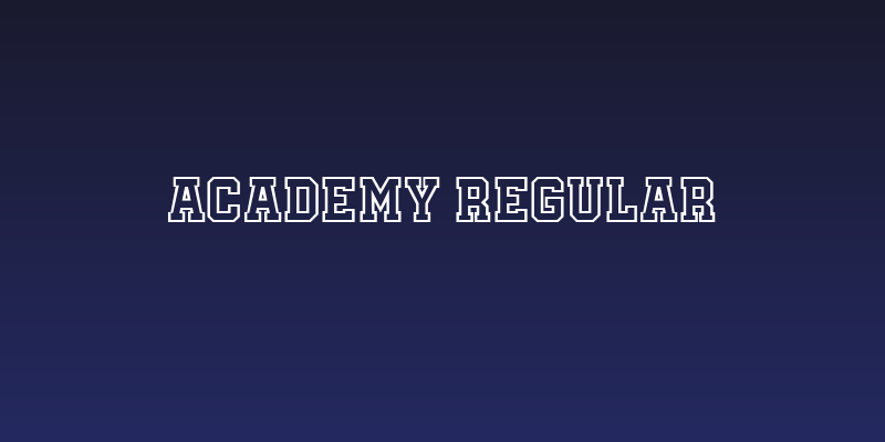 Academy Regular Social Header