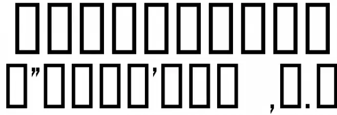 Academy!` フォント その他の文字